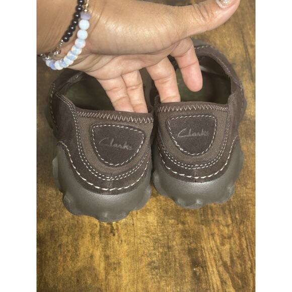 Clarks Brown Shoes Men Size US 7.5 EU 40 Mokolite Easy Slip On Trail Loafer - Picture 3 of 10